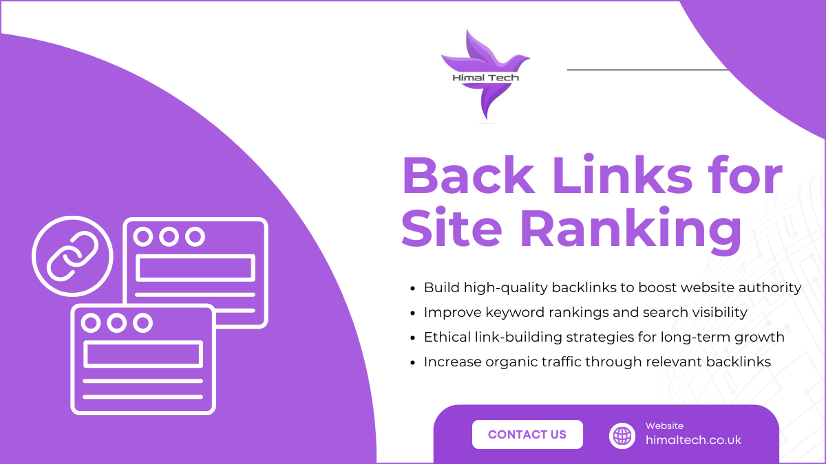 back links for site ranking