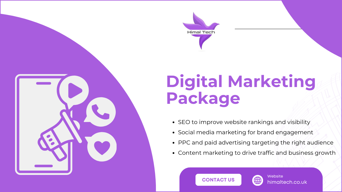 monthly digital marketing package