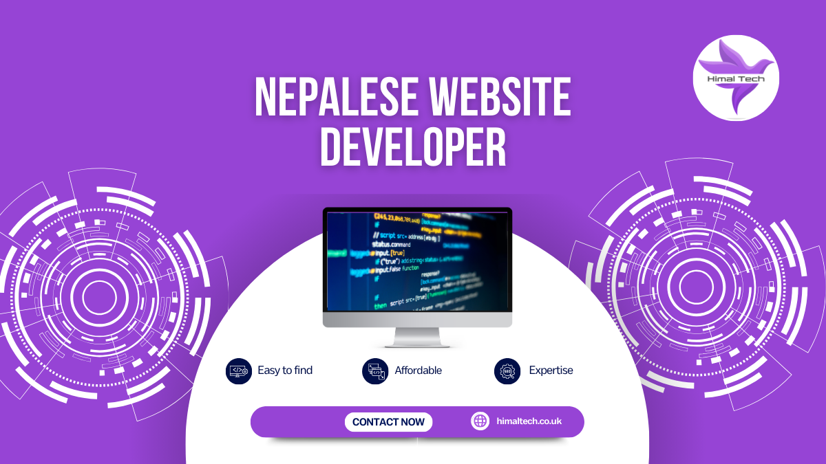 Nepalese Website Developer in the UK - No.1 Web Designer